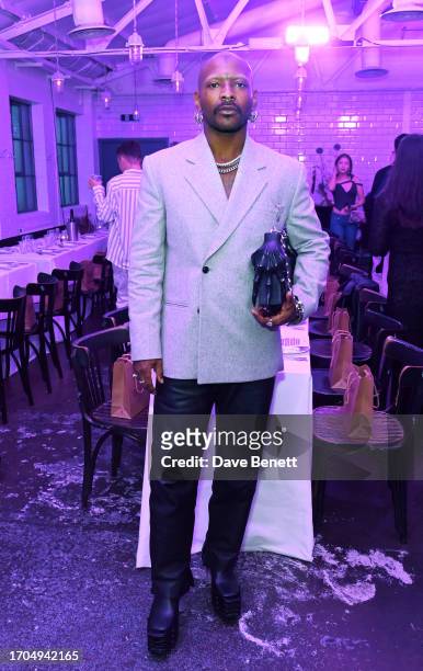 Issac Poleon attends The Beauty of Age presented by Kiehl's Supper Club at Bistrotheque on October 3, 2023 in London, England.