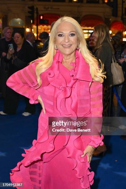 Vanessa Feltz attends the press night performance of "Stephen Sondheim's Old Friends" at The Gielgud Theatre on October 3, 2023 in London, England.