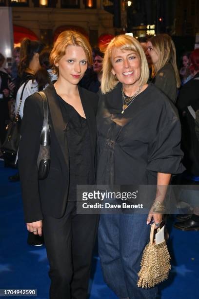 Parker Lapaine and Fay Ripley attend the press night performance of "Stephen Sondheim's Old Friends" at The Gielgud Theatre on October 3, 2023 in...