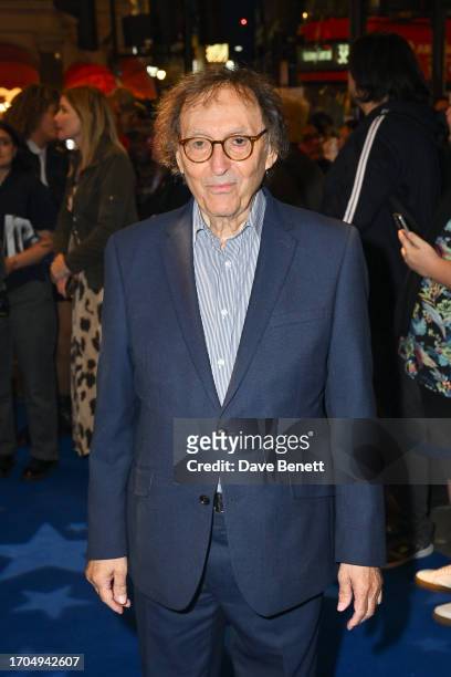 Lyricist Don Black attends the press night performance of "Stephen Sondheim's Old Friends" at The Gielgud Theatre on October 3, 2023 in London,...