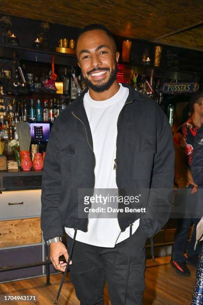 Tyler West attends the press launch for BBC's "Survivor" at Laki Kane Bar on October 3, 2023 in London, England.