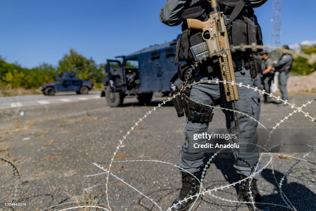 Kosovo police continue to uphold security in the north of the country