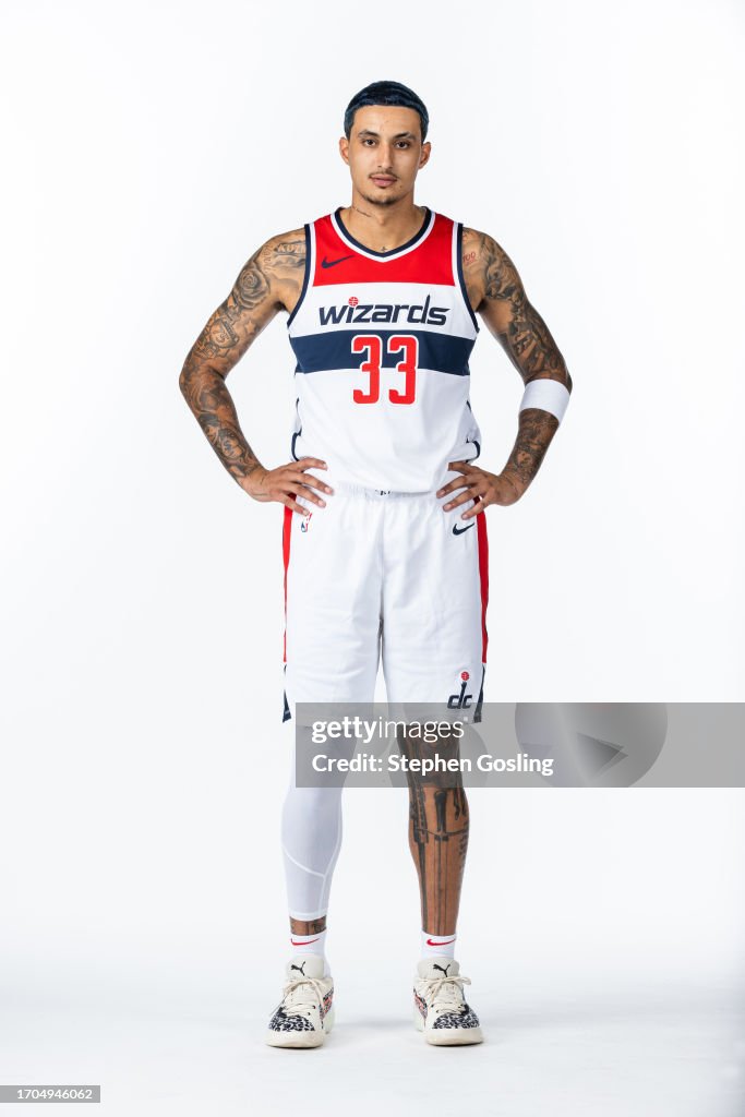 Kyle Kuzma of the Washington Wizards poses for a portrait during ...