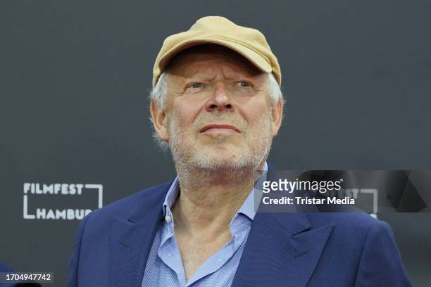 Axel Milberg attends the "Tatort Borowski und das unschuldige Kind von Wacken" premiere during the Hamburg film festival at Cinemaxx on October 3,...
