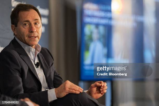 Pablo Calderini, president and chief investment officer of Graham Capital Management LP, during the Greenwich Economic Forum in Greenwich,...