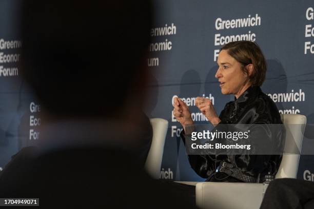 Christine Todd, chief investment officer of Arch Capital Group Ltd., during the Greenwich Economic Forum in Greenwich, Connecticut, US, on Tuesday,...