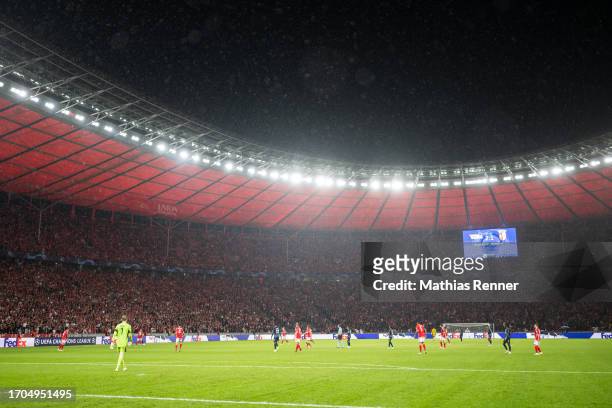 General overview during the UEFA Champions League match between 1. FC Union Berlin and Sporting Braga on October 3, 2023 in Berlin, Germany.