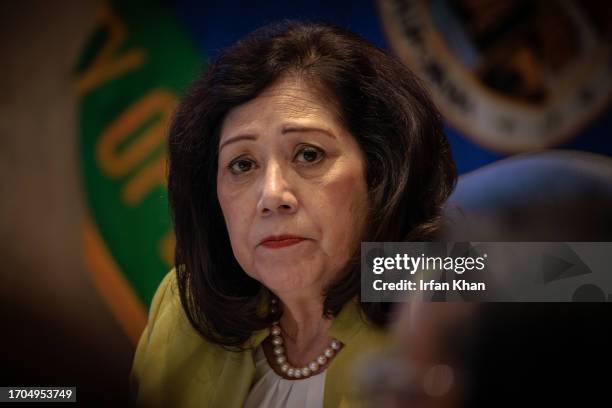 Supervisor first district Hilda Solis at County of Los Angeles Board of Supervisors meeting. County of Los Angeles Board of Supervisors on Tuesday,...