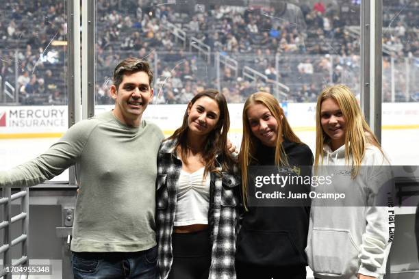 October 3: Los Angeles Kings fans during the second period against the Anaheim Ducks at Crypto.com Arena on October 3, 2023 in Los Angeles,...