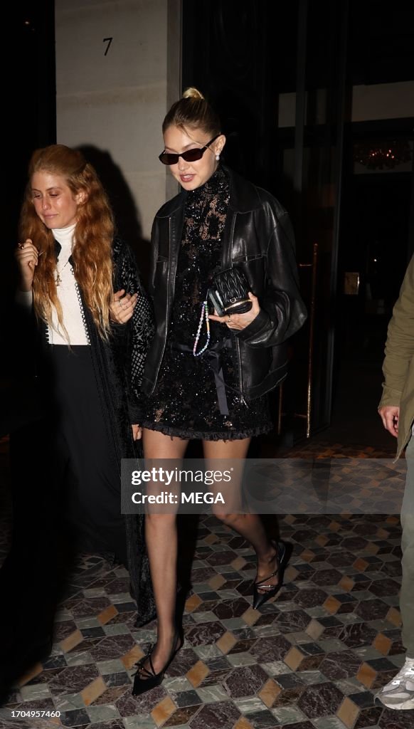 Celebrity Sightings In Paris - October 3, 2023