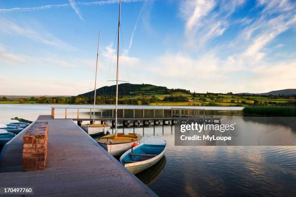 Llangorse Lake In Sw-Wales, Brecon Beacons National park.