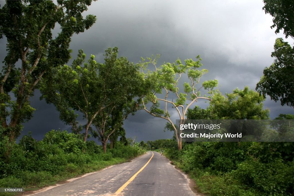 The road to Meherpur, Bangladesh