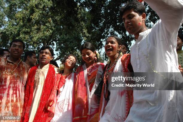 Festival of Pohela Boishak 1413, 1st Day of Bangla New Year. Dhaka, Bangladesh. 14th April, 2006.
