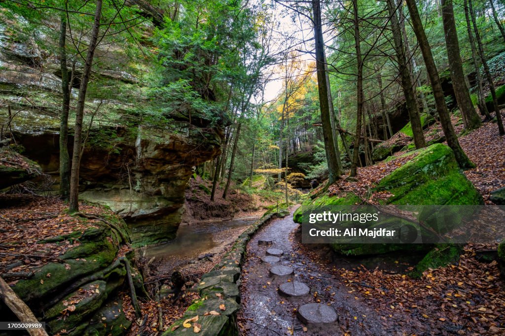 Fall Colors in Hocking Hills State Park