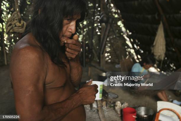 Huaorani tribe in Ecuador - Coca, Orellana province in Ecuador, going down through the Chiripuno River, we find the äoneno commune. This is one of...