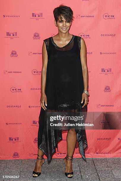 Halle Berry attends the 'Toiles Enchantees' Red Carpet As Part of The Champs Elysees Film Festival 2013 at Publicis Champs Elysees on June 13, 2013...