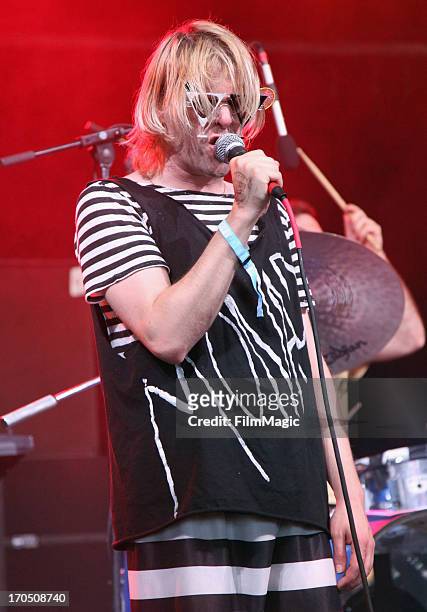 Ariel Pink of Ariel Pink performs onstage at This Tent during day 1 of the 2013 Bonnaroo Music & Arts Festival on June 13, 2013 in Manchester,...