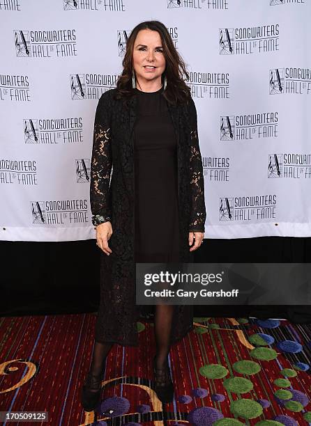 Patty Smyth attends the Songwriters Hall of Fame 44th Annual Induction and Awards Dinner at the New York Marriott Marquis on June 13, 2013 in New...