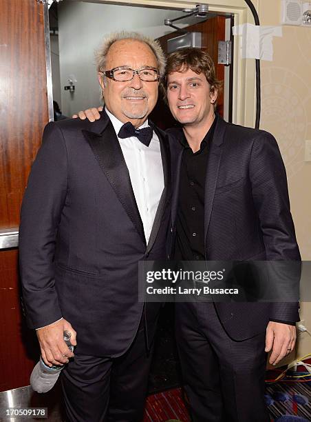 Mick Jones and Rob Thomas attend the Songwriters Hall of Fame 44th Annual Induction and Awards Dinner at the New York Marriott Marquis on June 13,...