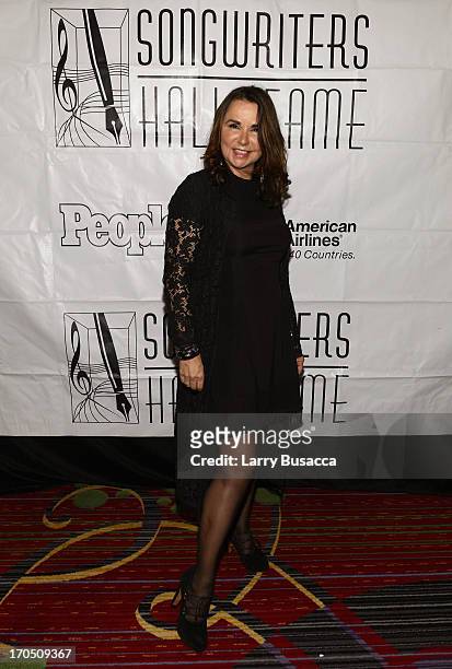 Patty Smyth attends the Songwriters Hall of Fame 44th Annual Induction and Awards Dinner at the New York Marriott Marquis on June 13, 2013 in New...
