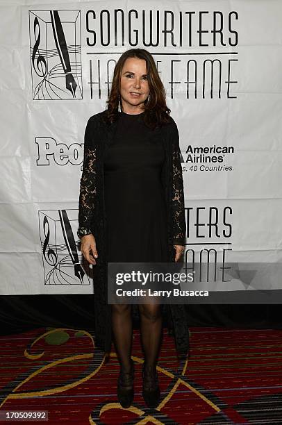 Patty Smyth attends the Songwriters Hall of Fame 44th Annual Induction and Awards Dinner at the New York Marriott Marquis on June 13, 2013 in New...