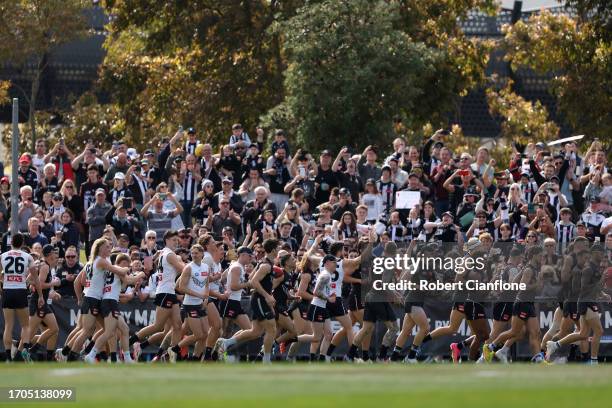 General view during a Collingwood Magpies AFL training session at AIA Centre on September 28, 2023 in Melbourne, Australia.