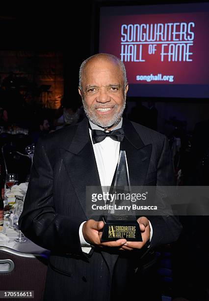 Berry Gordy attends the Songwriters Hall of Fame 44th Annual Induction and Awards Dinner at the New York Marriott Marquis on June 13, 2013 in New...