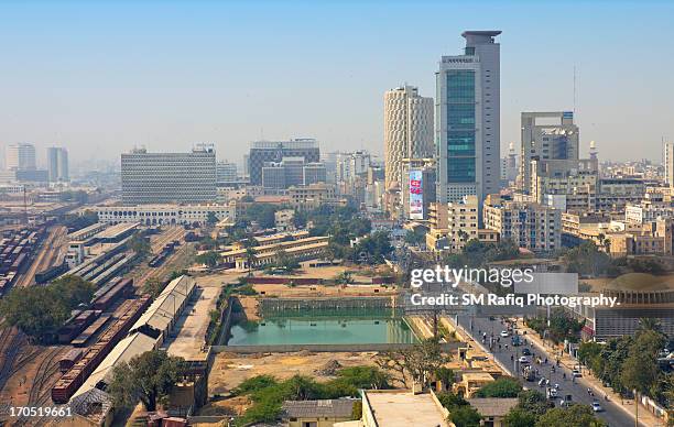 karachi city skyline - karachi ストックフォトと画像