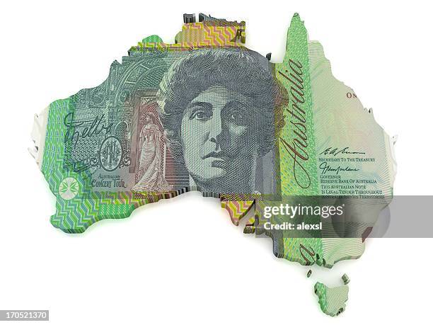 australia map - cash australia stock pictures, royalty-free photos & images