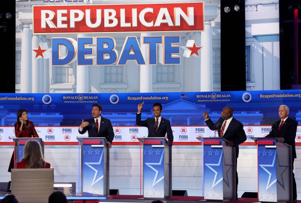 CA: Second Republican Primary Debate Held At Ronald Reagan Presidential Library