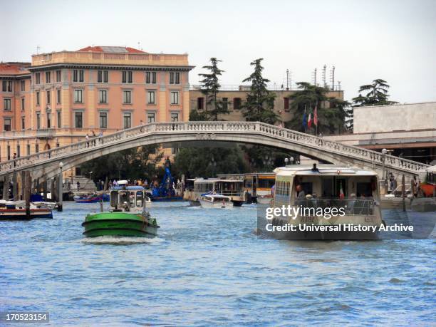 The Rialto Bridge is one of the four bridges spanning the Grand Canal in Venice, Italy. It is the oldest bridge across the canal, and was the...