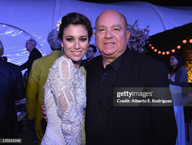 Actress Blanca Suarez and producer Agustin Almodovar attend the after party for the 2013 Los Angeles Film Festival Opening Night Gala Premiere of...