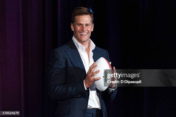 Player Tom Brady attends the 2013 Carnegie Hall Medal Of Excellence Gala at The Waldorf=Astoria on June 13, 2013 in New York City.