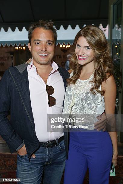 Rick Schirmer and Rachel McCord attends the Somaly Mam Foundation's "Disrupting Slavery" Benefit Gala at 41 Ocean on June 13, 2013 in Santa Monica,...