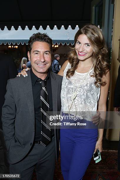 Founder of Reality Cares Todd Michael Krim and Rachel McCord attends the Somaly Mam Foundation's "Disrupting Slavery" Benefit Gala at 41 Ocean on...