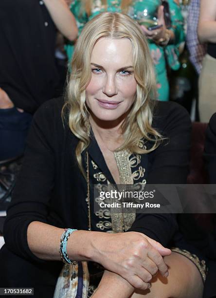 Actress Daryl Hannah attends the Somaly Mam Foundation's "Disrupting Slavery" Benefit Gala at 41 Ocean on June 13, 2013 in Santa Monica, California.