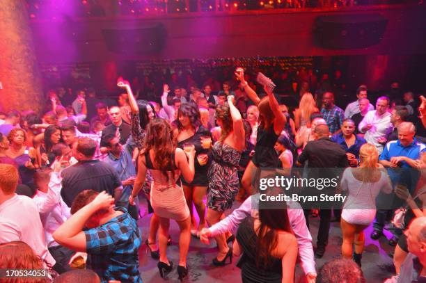 General view during the Blu-ray & DVD release of the movie "21 & Over" at Haze Nightclub at the Aria Resort & Casino on June 13, 2013 in Las Vegas,...
