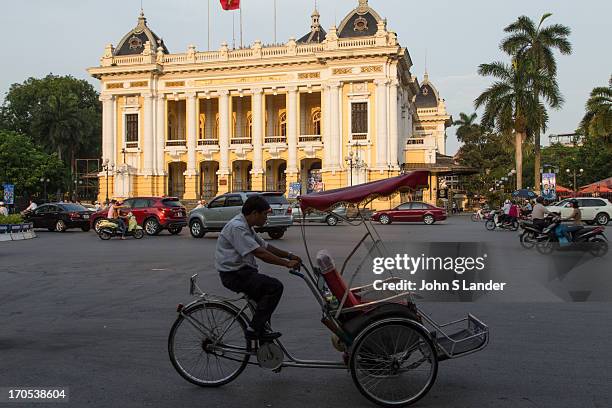 The Hanoi Opera House was built during the French colonial administration of Vietnam between 1901 and 1911 and was modeled on the Palais Garnier in...