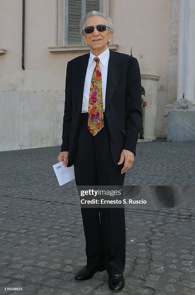 2013 David di Donatello Award Candidates At Palazzo Quirinale