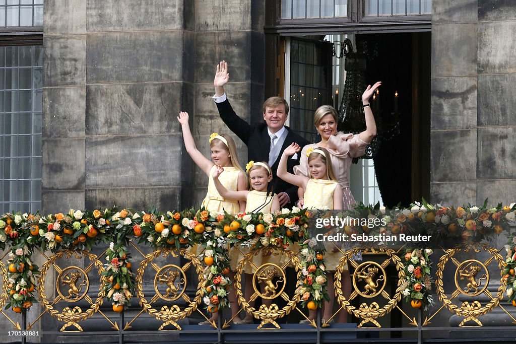 Inauguration Of King Willem Alexander As Queen Beatrix Of The Netherlands Abdicates