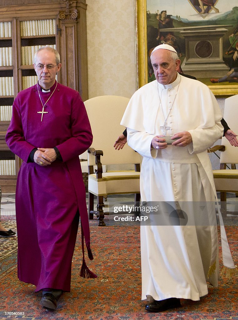 VATICAN-UK-POPE-WELBY