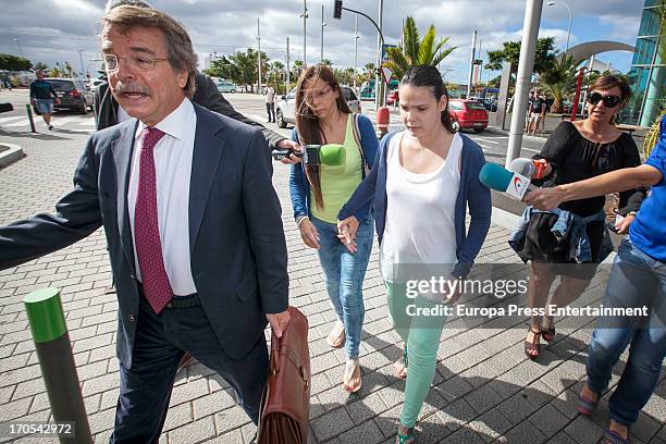 Tenerife Carnival Queen Saida Prieto attends court on June 13, 2013 in Santa Cruz de Tenerife, Spain. The 25 years-old girl, aspiring as carnival...