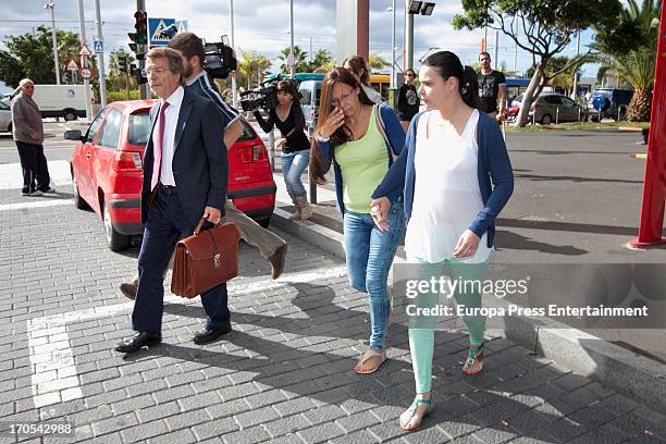 Tenerife Carnival Queen Saida Prieto attends court on June 13, 2013 in Santa Cruz de Tenerife, Spain. The 25 years-old girl, aspiring as carnival...