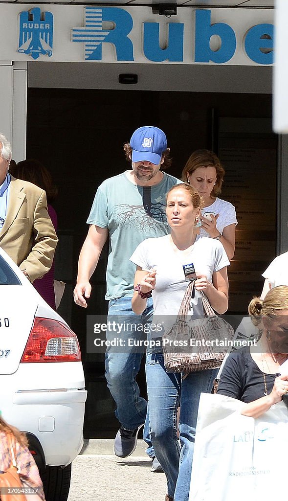 Javier Bardem Sighting In Madrid - June 13, 2013