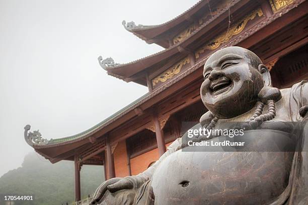bai dinh temple - pagoda stock pictures, royalty-free photos & images