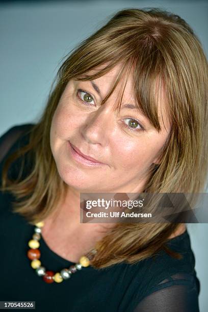 Kate Riordon LYON, FRANCE - JUNE 1. Irish writer Kate O Riordan poses during a ...