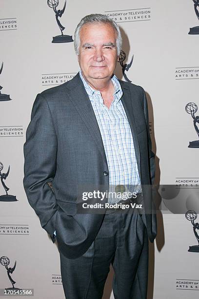 Actor John McCook arrives at the 40th Annual Daytime Emmy Nominees Cocktail Reception at Montage Beverly Hills on June 13, 2013 in Beverly Hills,...