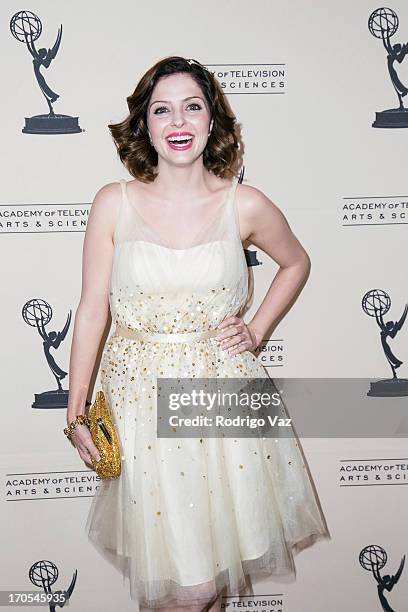 Actress Jen Lilley arrives at the 40th Annual Daytime Emmy Nominees Cocktail Reception at Montage Beverly Hills on June 13, 2013 in Beverly Hills,...