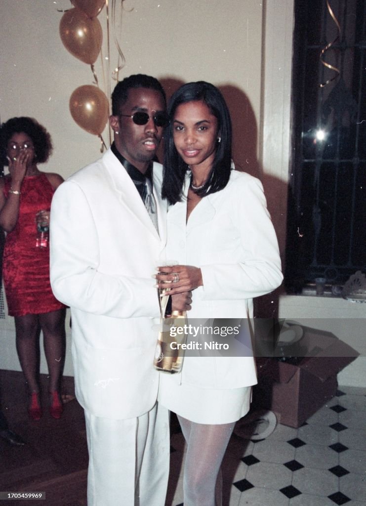 Sean Combs & Kim Porter On New Year's Eve