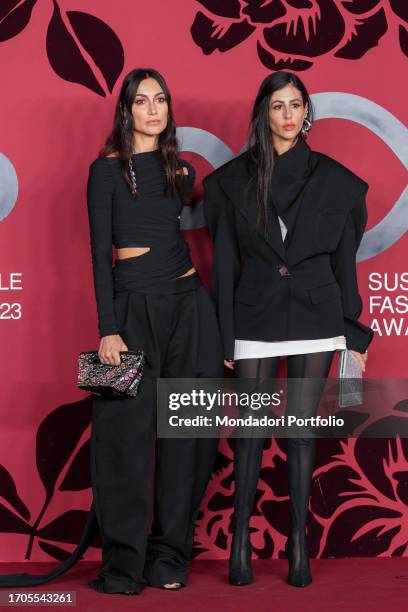Italian creative director di The Attico Giorgia Tordini and fashion designer Gilda Ambrosio at Milan Fashion Week Women's Collection SS 2024. CNMI...